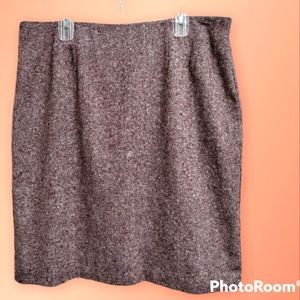 J.G. Hook wool blend burgundy skirt women's size 18w